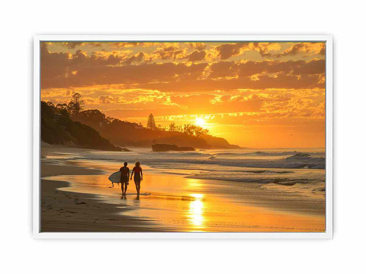 Coffs Coast Beach Framed Print