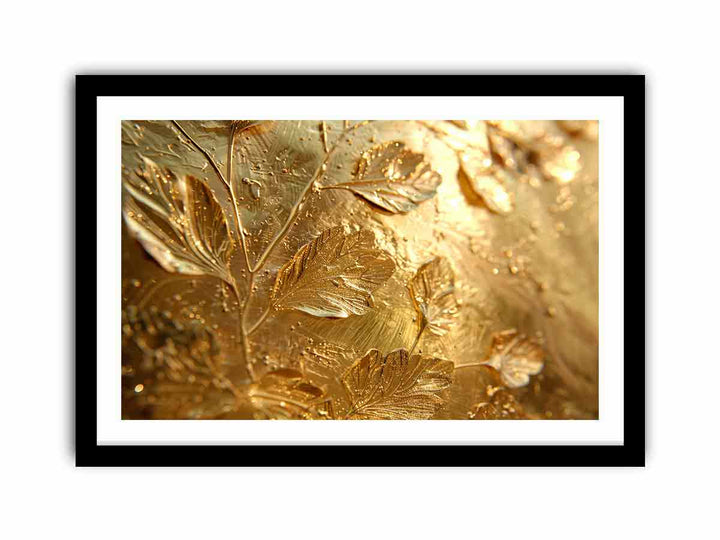 Gold Leaves   Art Print