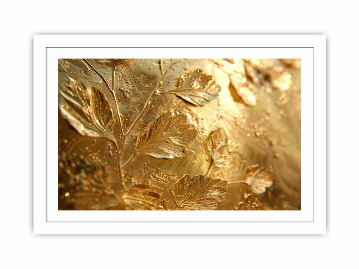 Gold Leaves  Streched canvas