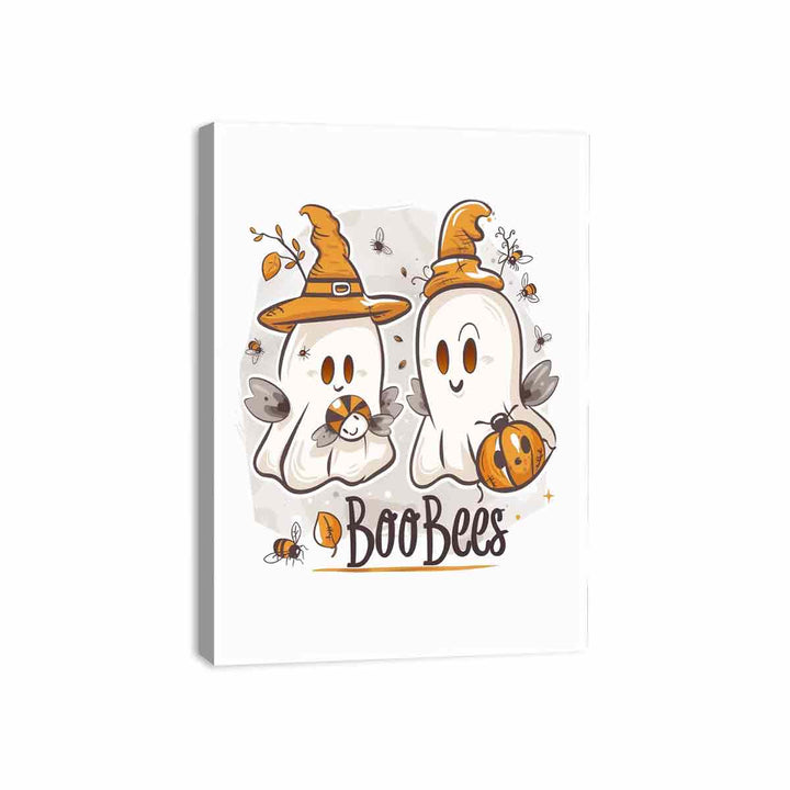 Cartoon Ghosts  Canvas Print