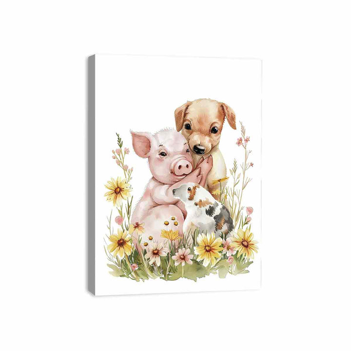 Beaggle Puppy Canvas Print