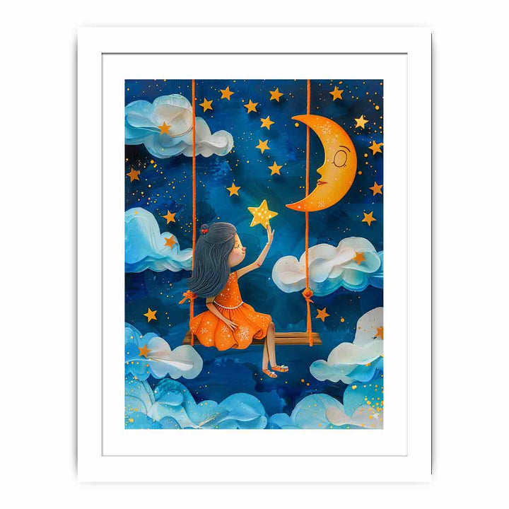 Stars Swing Streched canvas