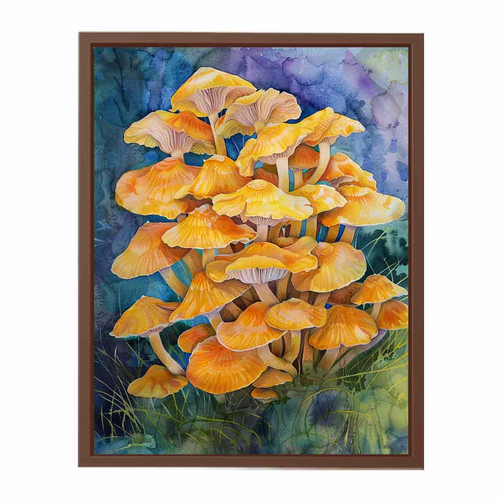 Gold Top Top Mushrooms  Poster