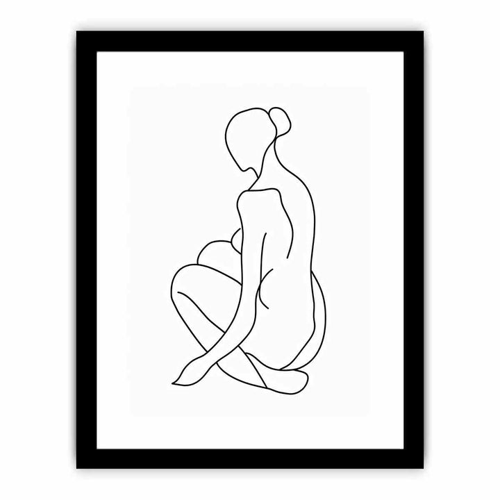 Sitting Figure  Art Print