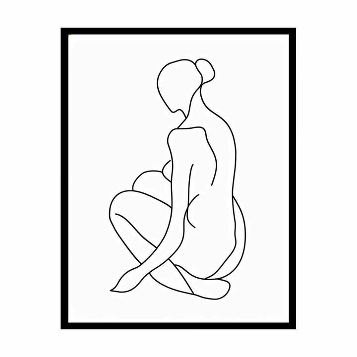 Sitting Figure  Painting