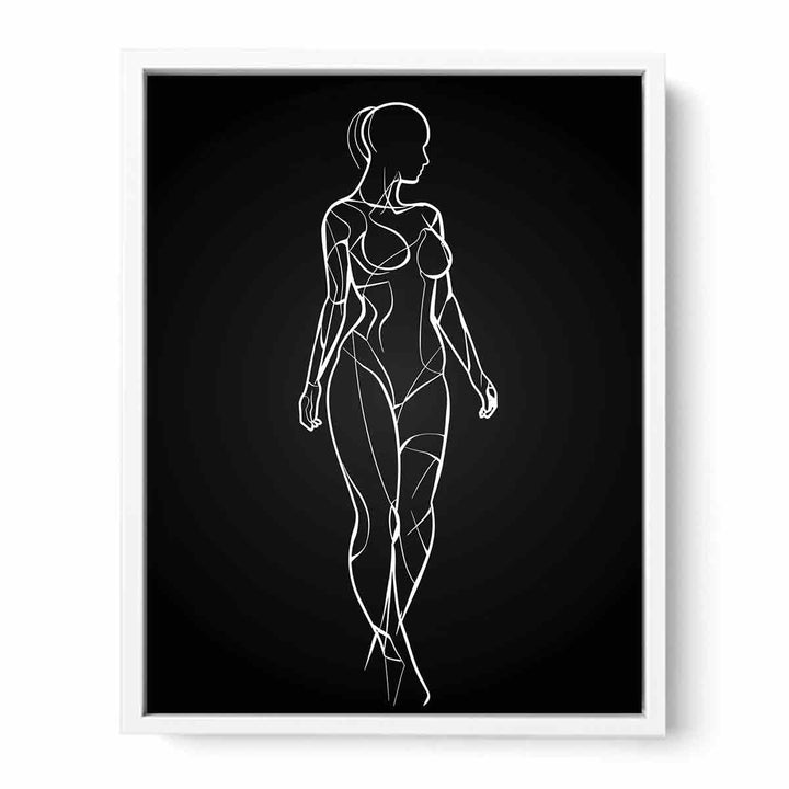 Female Body Framed Print