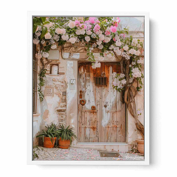 Door In Italy Framed Print