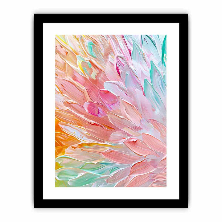 Pastel Strokes  Art Print