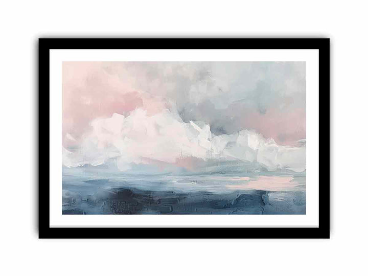 Pastel Seascape  Art Print