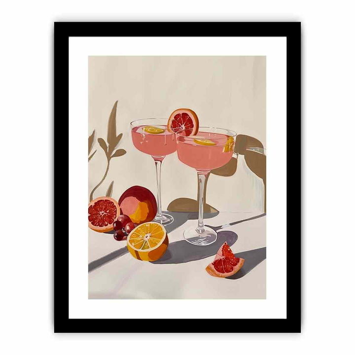 Two Glasses  Art Print