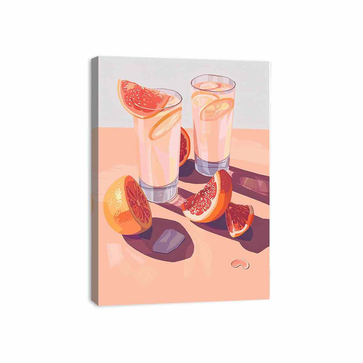 Two Glasses Canvas Print