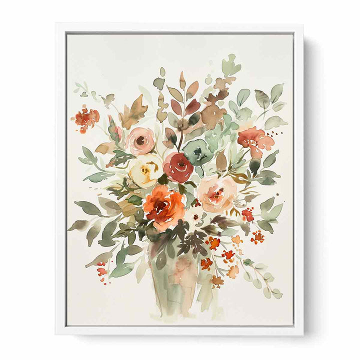 Flower Jar Framed Print