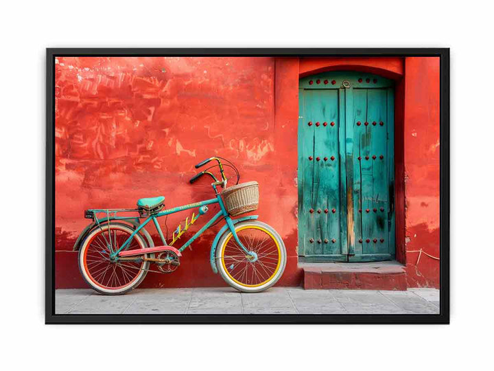 Bicycle In Mexico  Painting