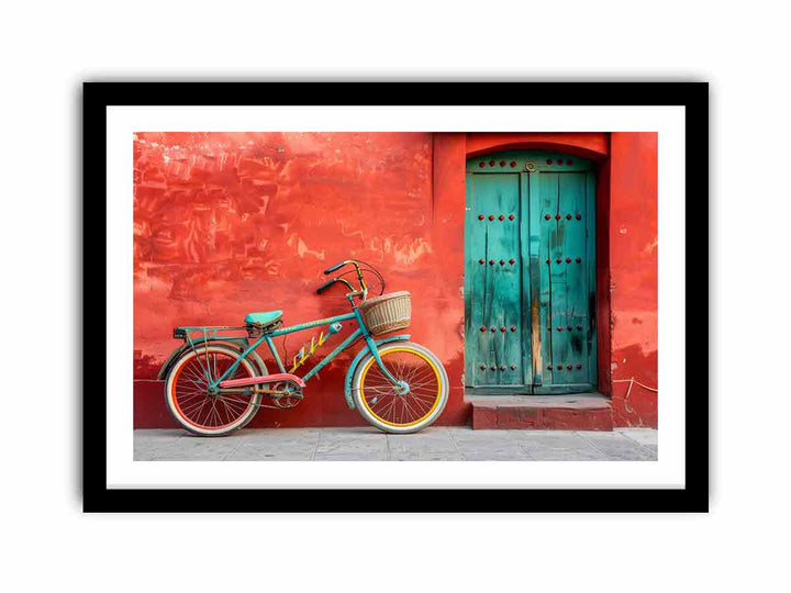 Bicycle In Mexico  Art Print