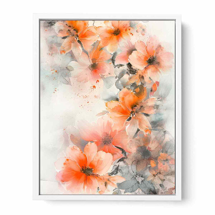 Floral Elements Framed Print