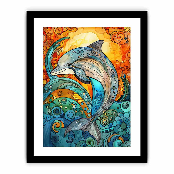 Dolphin   Art Print