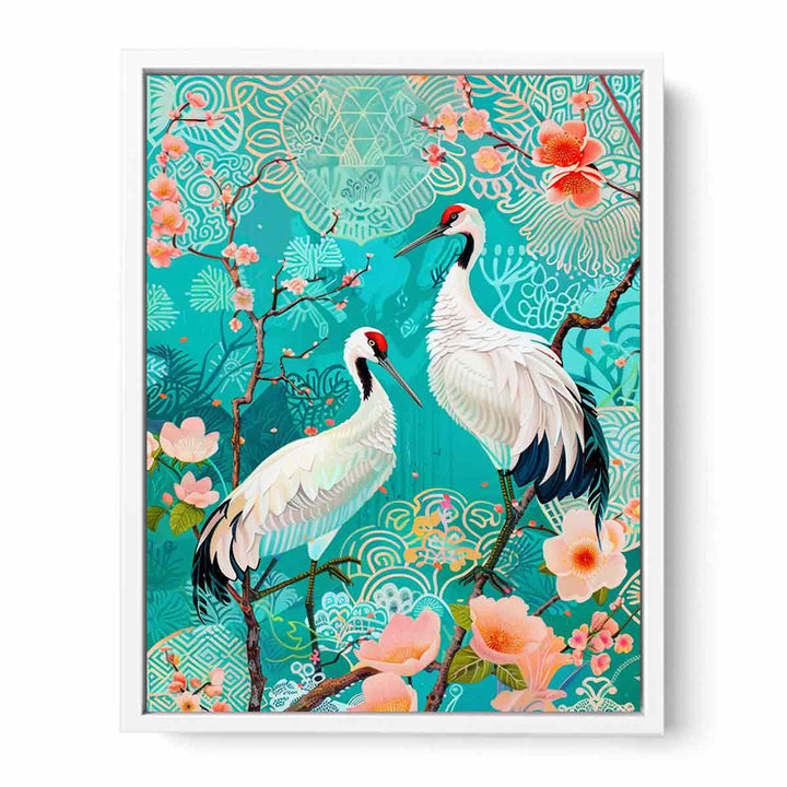 Cranes  Framed Print