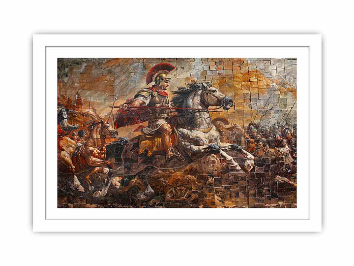 Battle of Issus Streched canvas