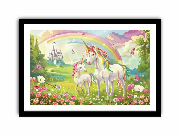 Magestic Unicorns  Art Print