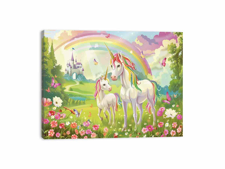 Magestic Unicorns Canvas Print