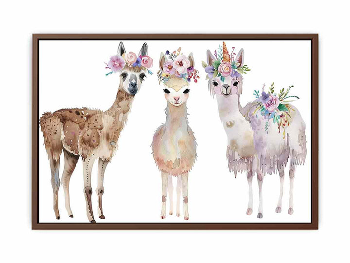 Three Llama  Poster