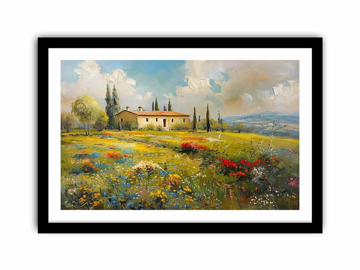 Tuscany Landscape  Art Print