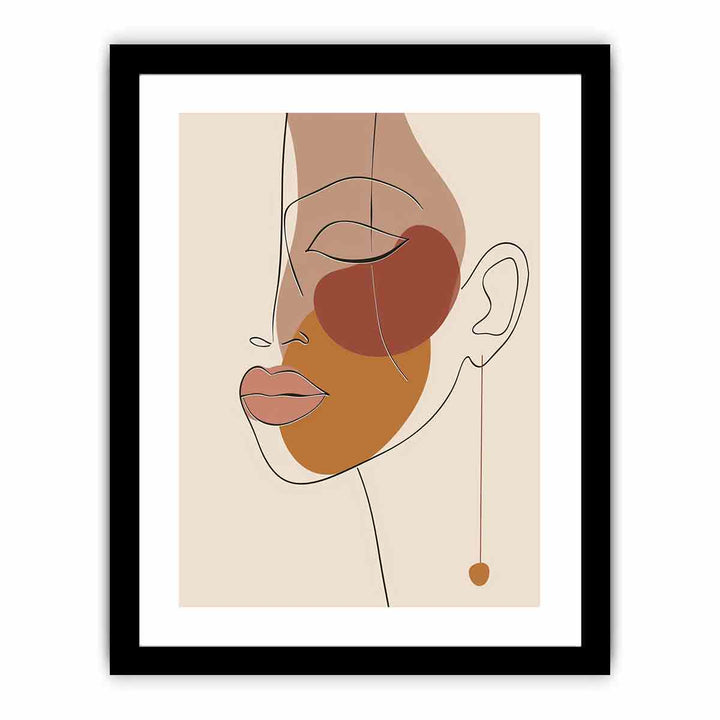 Abstract Face  Art Print