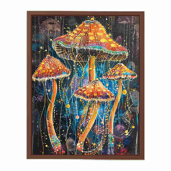 Jellyfish Mushroom  Poster