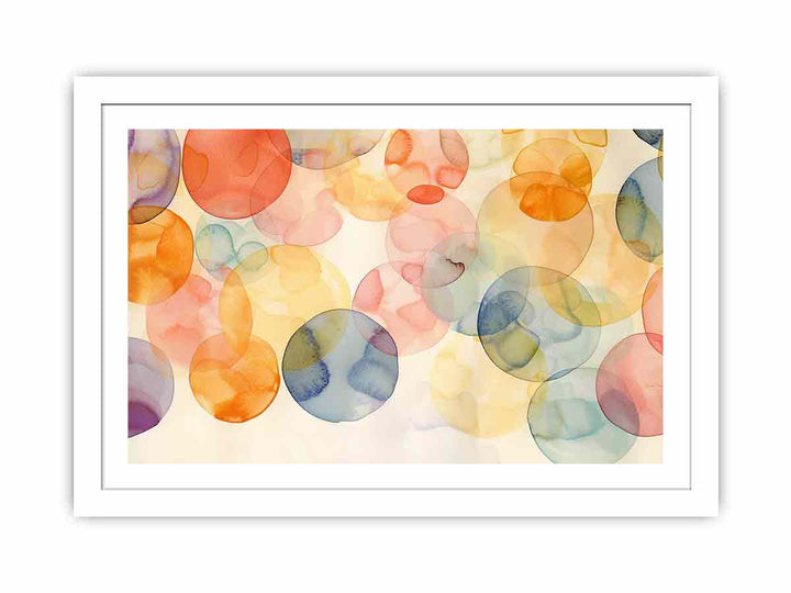 Watercolor Balls Streched canvas