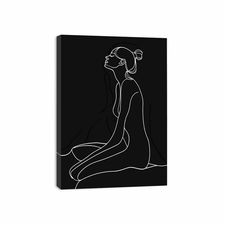 Meditating  Canvas Print