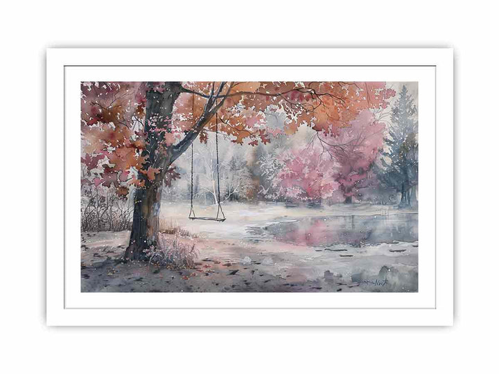 Autumn Swing  Streched canvas