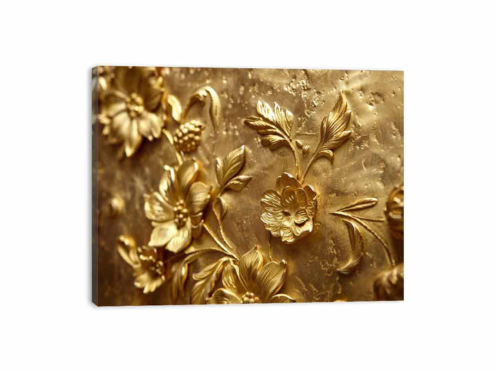 Gold Leaves Canvas Print