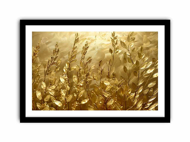 Gold Wildflowers  Art Print