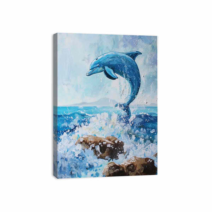 Dolphin  Canvas Print