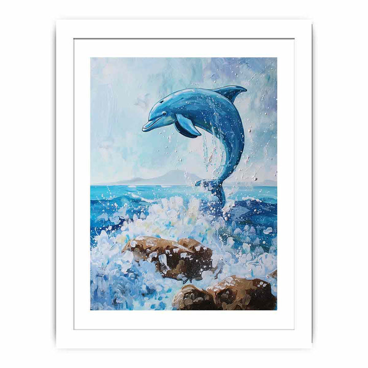 Dolphin  Streched canvas