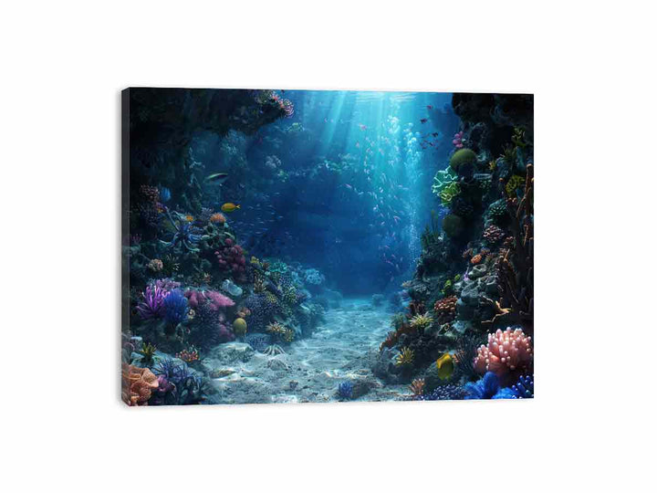 Underwater Ocean Canvas Print