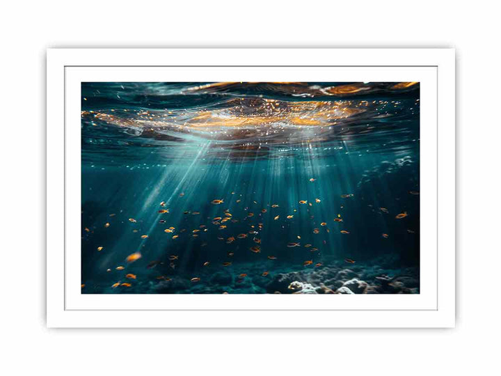 Underwater Scene Streched canvas