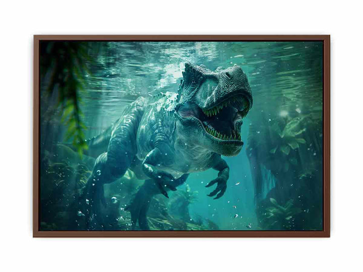 Underwater Dinosaur  Poster