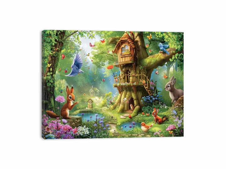 Magical Forest Canvas Print