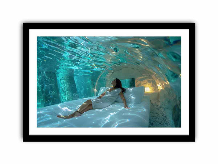 Underwater Hotel   Art Print