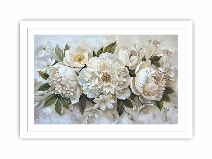 Peony Streched canvas