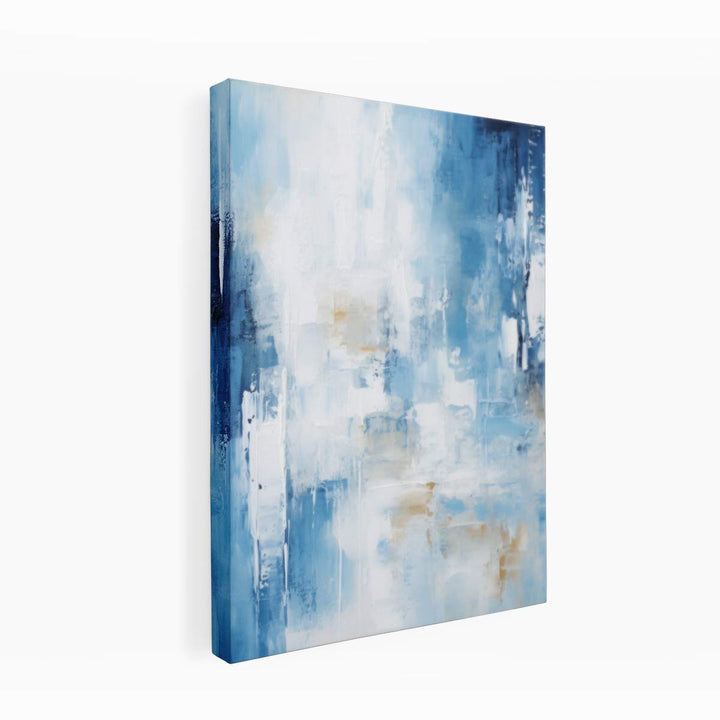  Blue White Abstract Art 