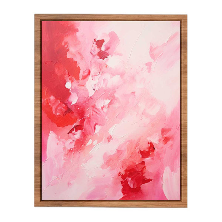 Pink Red Abstract Art  Painting