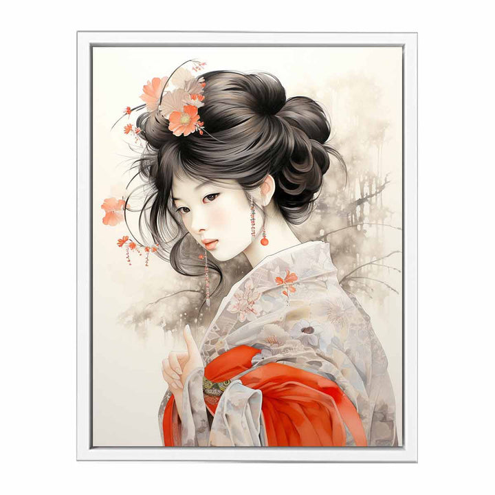 Japanese Women Art  Canvas Print