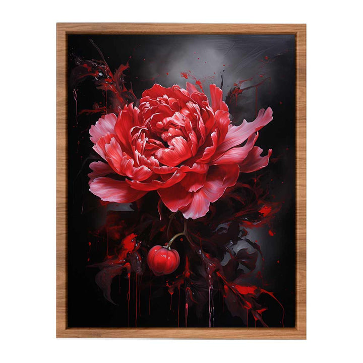 Red flower Painting 