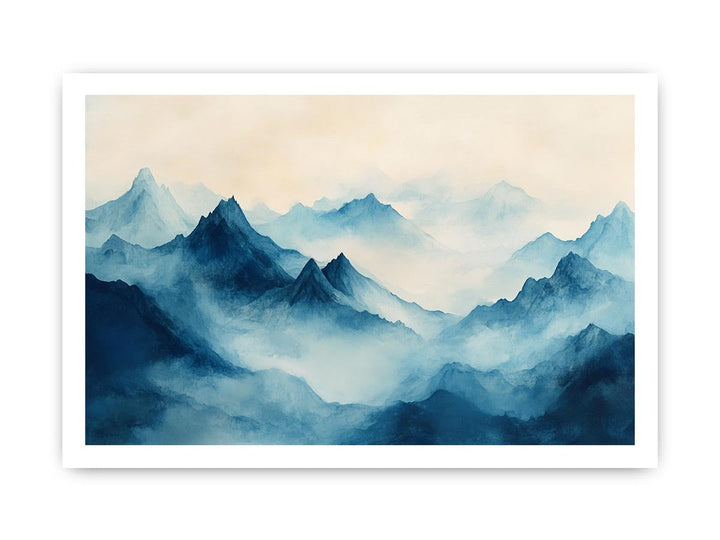 Mouantain Canvas Painting 