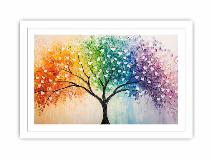 Love Tree Canvas Painting 