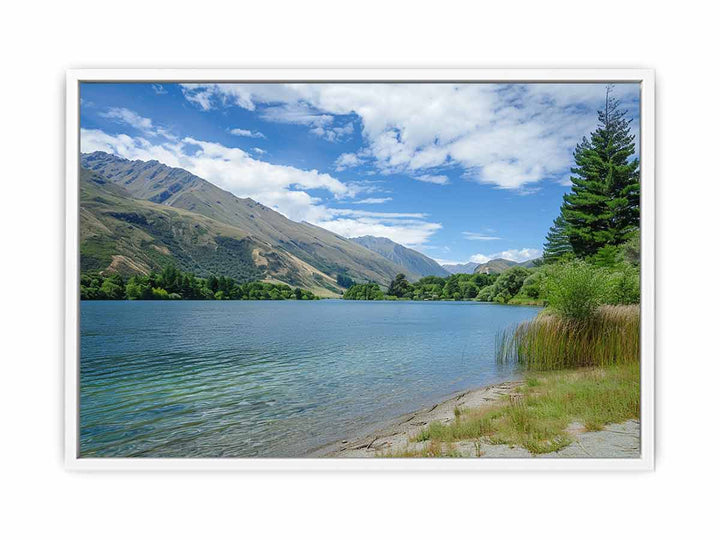 Lake Benmore  Framed Print