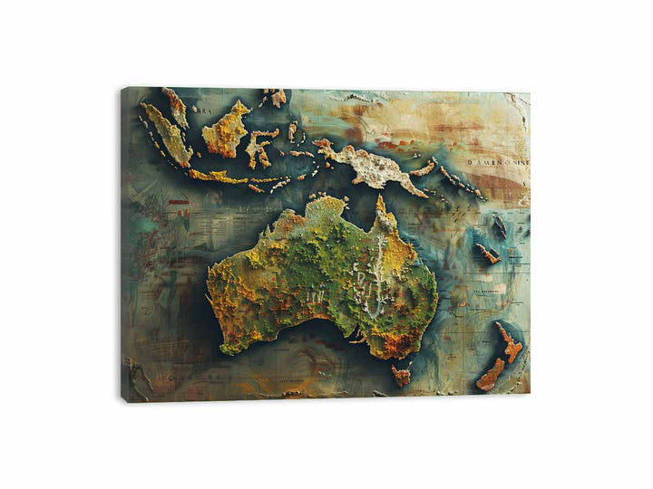 Green Australia Canvas Print