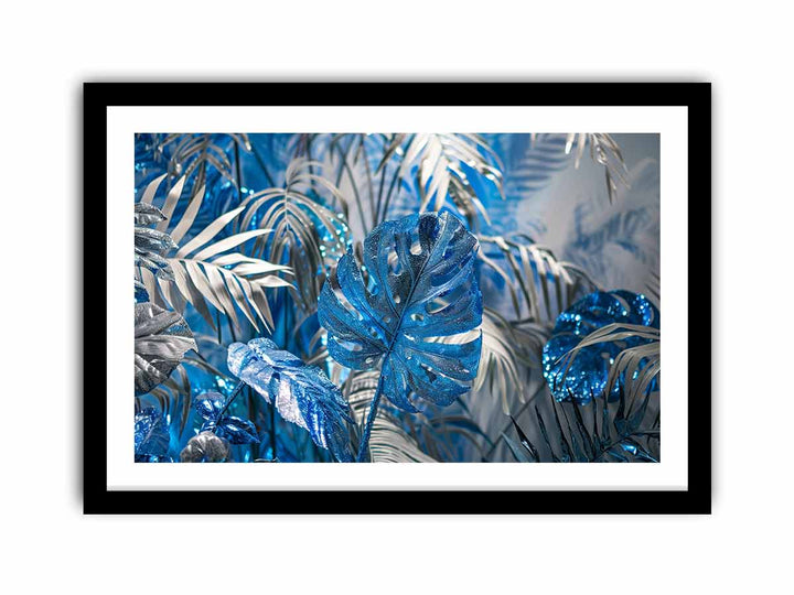 Silver Blue  Art Print